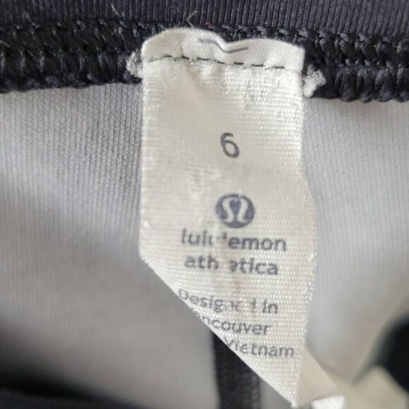 Lululemon Inspire Tight II Graf Black White / Black Size 6 - Picture 3 of 3